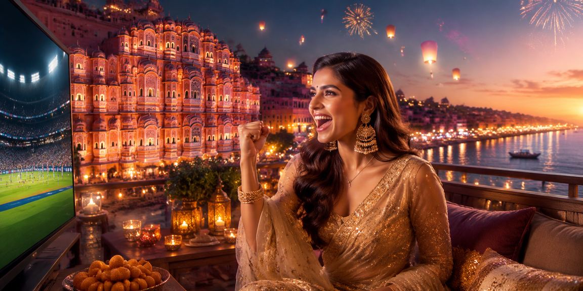 Festive Diwali celebration with Teen Patti and special casino bonuses in Jaipur